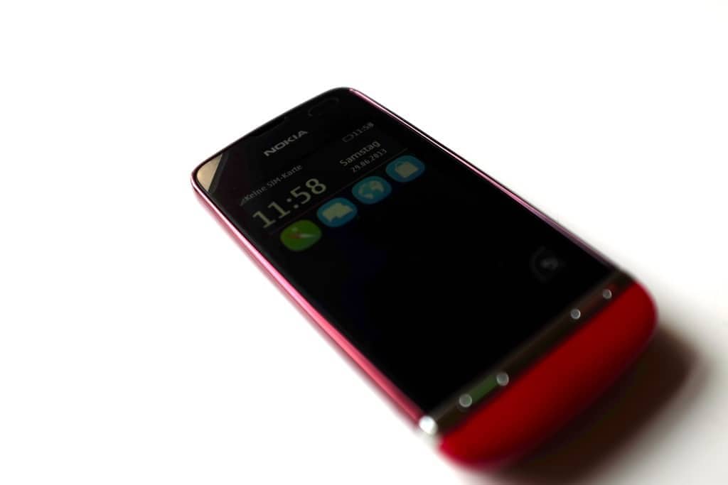Nokia Asha Startbildschirm