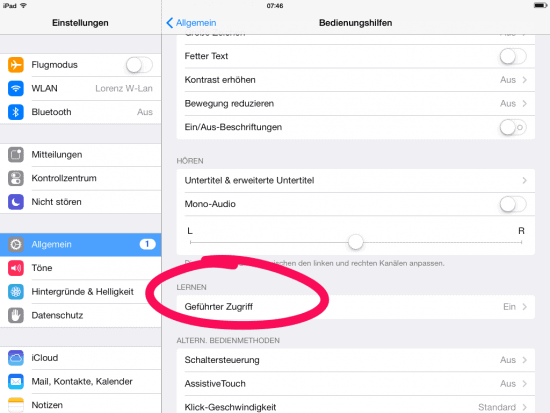 Eltern Tricks ipad 2