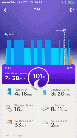 UP screenshot gute nacht