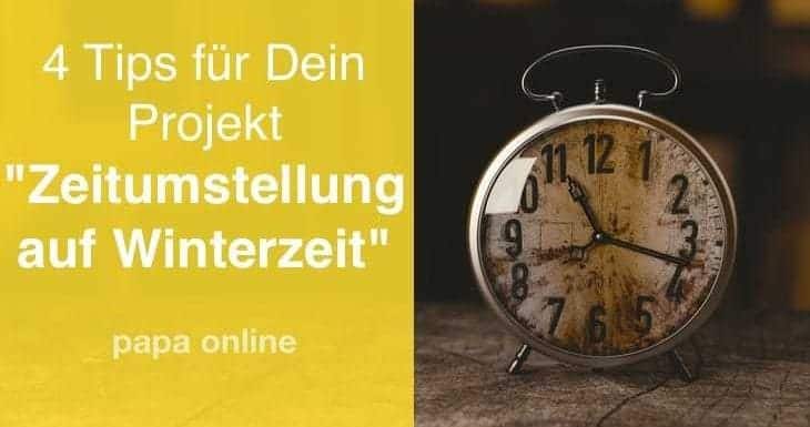 Zeitumstellung Winterzeit Mit Kindern Ist Jetzt Eine Gute