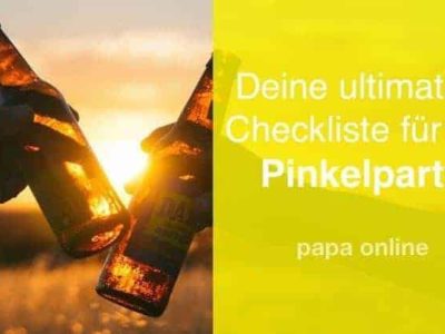 Deine Pinkelparty Checkliste – so organisierst Du das Babypinkeln richtig